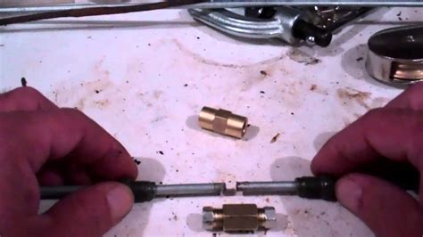 If you decide to do it on your own, start with the brakes that are furthest from the master cylinder and make sure the master cylinder is full of fluid during the entire bleeding. How to connect brake lines with new fittings & a union ...