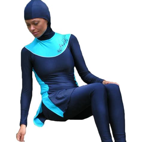 Aliexpress Com Buy Muslim Swimwear Islamic Swimsuits For Muslima