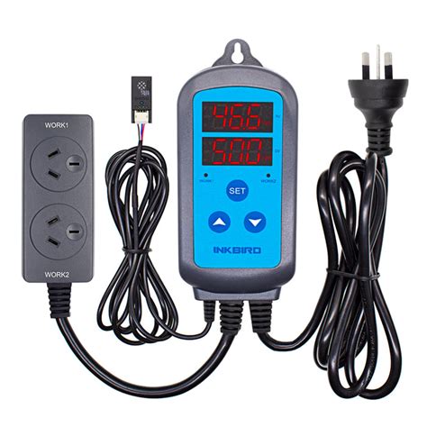 Inkbird Digital Pre Wired Outlet Dual Stage Humidity Controller Ihc 200