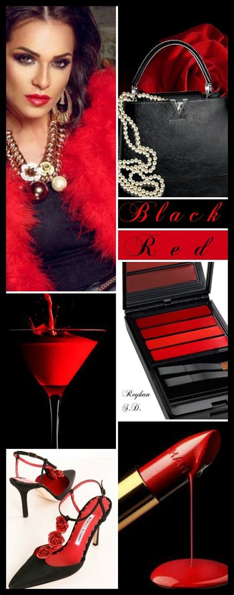 Black And Red By Reyhan Sd Red Colour Palette Beautiful Color