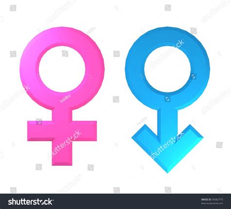 D Male Female Symbols Stock Illustration Shutterstock