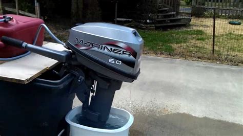 6hp Mariner Outboard Youtube