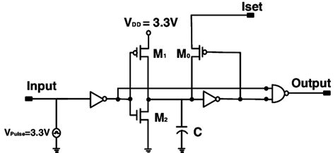 The Schematic Of The One Shot Circuit Download Scientific Diagram