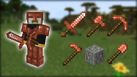 Copper Armors And Tools Addon Mcpe Addon Minecraft Pe Youtube