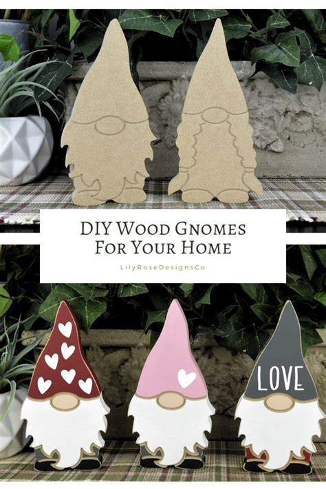 Darling Wood Gnomes Already Ready For Your Finishing Touches Great