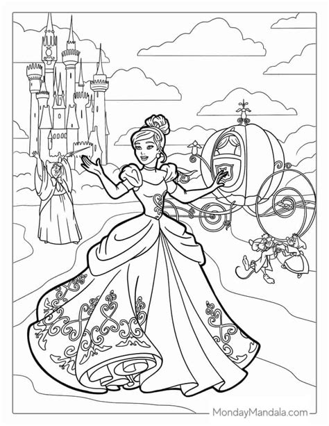 Cinderella Movie 2022 Coloring Pages