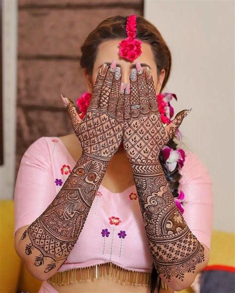 Tasmim Blog Simple Full Hand Mehndi Designs For Bride