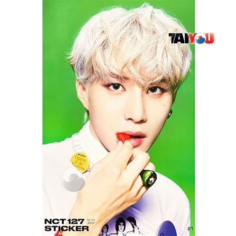 Official Poster Nct 127 Sticker Jewel Case Ver Jungwoo Ver