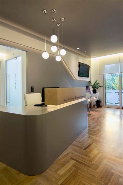 Healthcare design dental reception reception desk design office reception reception table clinic interior design. Dental Clinic in Athens by architect Ioanna Polymenea # ...