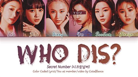 secret number — who dis with 6 members 시크릿넘버 youtube