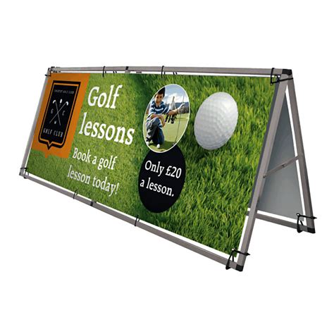 Outdoor Banner Frames With Optional Double Option