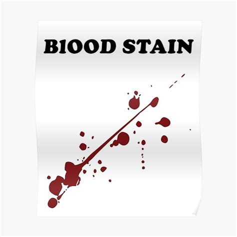 Blood Stain On My Shirt Sza Poster By Swiftech Redbubble