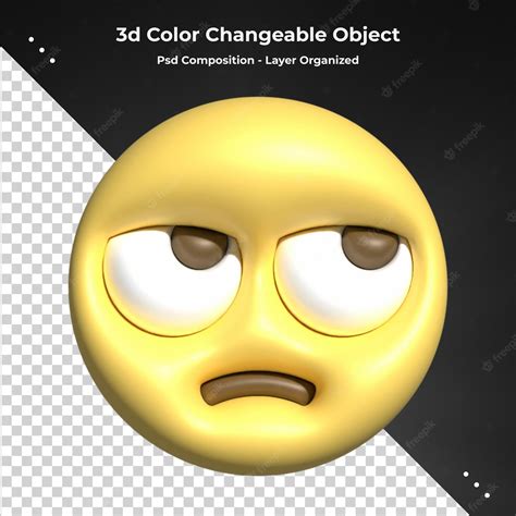 Caras Emoji Con Expresiones Faciales Representación 3d Iconos Emoji