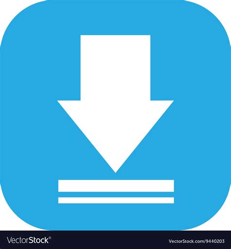 Download your collections in the code format compatible with all browsers, and use icons on your website. Arrow download button isolated icon design Vector Image