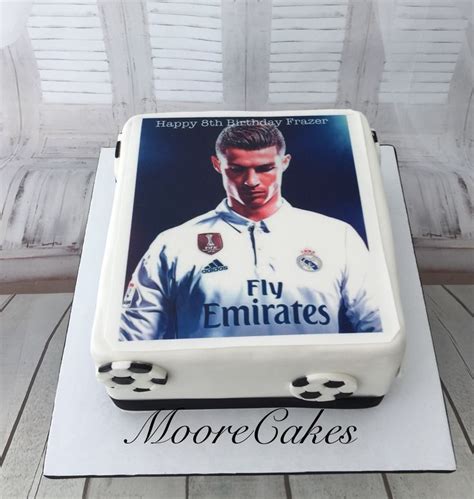 Ronaldo Cake ⚽️⚽️⚽️ 7th Birthday Cakes Boy Birthday Cake Ronaldo