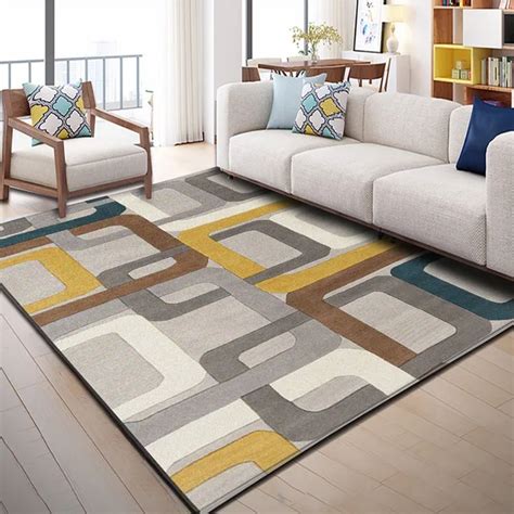 Nordic Minimalist Abstract Carpets For Living Room Rug Modern European