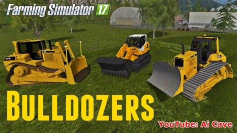 Farming Simulator 17 Mods More Bulldozers Liebherr 634 Caterpillar