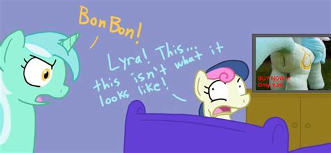 Rule 34 Bonbon Mlp Caught Cutie Mark Friendship Is Magic Lyra