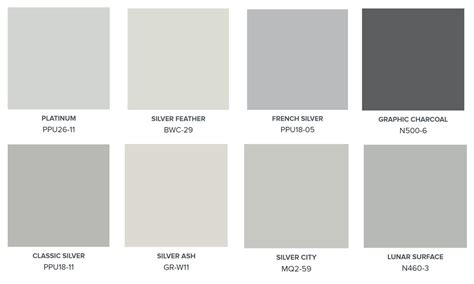 Popular Mineral Gray Paint Colors Gray Color Palette Colorfully Behr