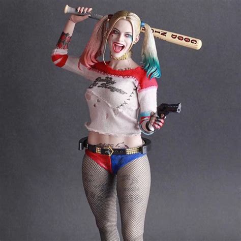 Qoo Real Clothes Can Be Undress Crazy Toys Sexy Suicide Squad Harley Quinn Toys