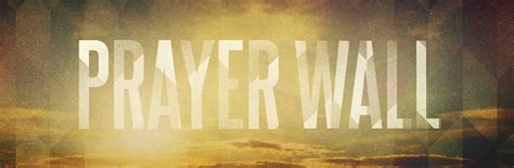 So today i want to show you how to make a prayer journal and notebook to help you stay focused, consistent, and more effective with your. Prayer Wall | rcalvary.org