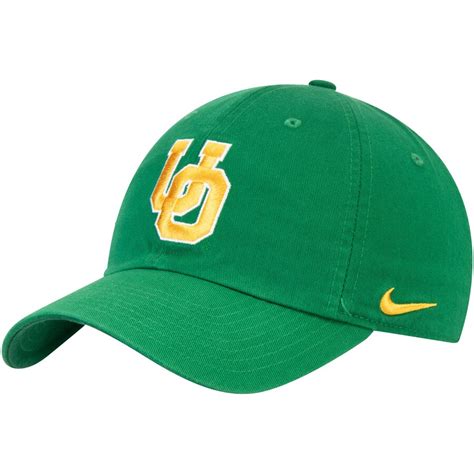 Mens Nike Green Oregon Ducks Heritage 86 Adjustable Performance Hat