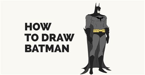 How To Draw Batman The Dark Knight Drawing Tutorials