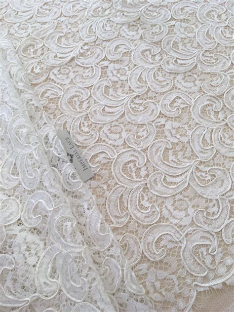 Ivory Bridal Lace Fabric Guipure Lace Lace Fabric From