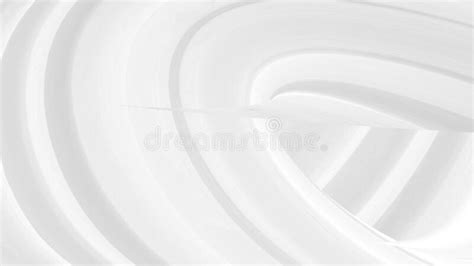 Nice Soft Fabric Abstract Curve Smooth Shape Decorative White