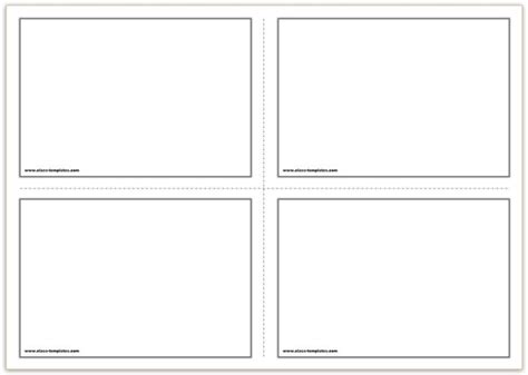 Word Cue Card Template Professional Template
