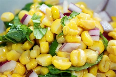 A light and healthy salad which stands on its own without the need for anything else on the side. in this italian pasta salad, you get two big hits of basil's pungent green flavor when fresh basil, tomatoes, and mozzarella cheese are tossed with a. Barefoot Contessa Fresh Corn Salad | Corn salad recipes ...