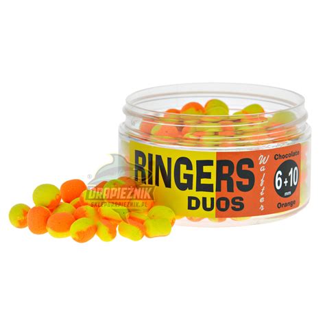 Ringers Chocolate Orange Duos Wafters 610mm Orange Yellow Sklep