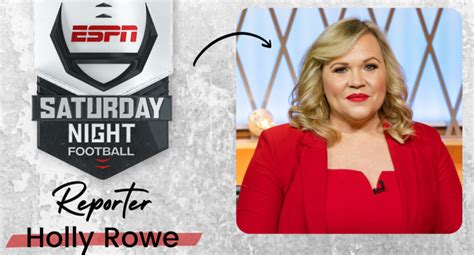 Holly Rowe Will Join Chris Fowler And Kirk Herbstreit On Espns Top Cfb