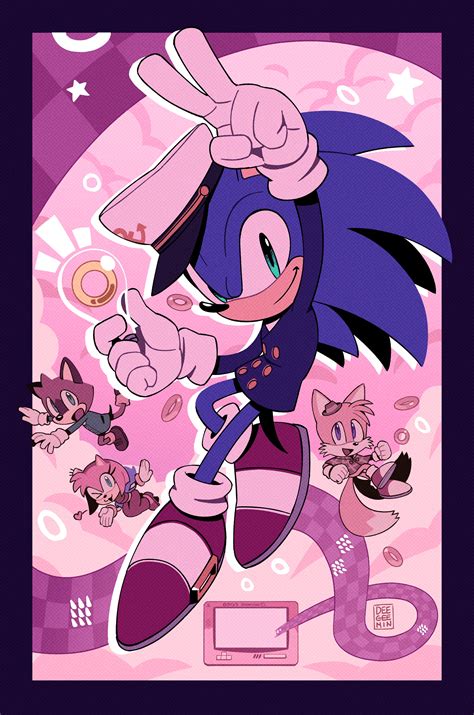 Sonic The Hedgehog Amy Rose Tails And Protagonist Sonic And 1 More