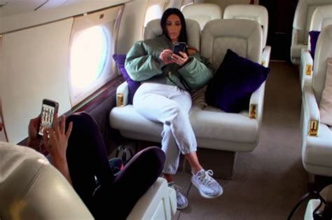 Kim Kardashian Gives A Tour Of Extravagant Double Decker Private Plane [video] Thejasminebrand