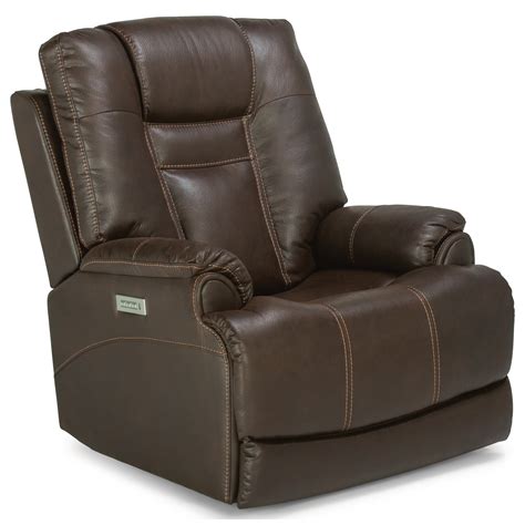 Flexsteel Marley Casual Power Recliner With Power Headrest And Power