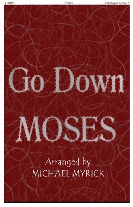 Preview Go Down Moses Ssatb S0173241 Sheet Music Plus