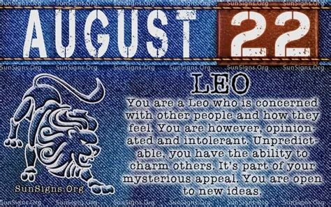 August 22 Zodiac Horoscope Birthday Personality Sunsignsorg