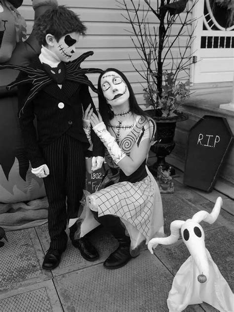 Jack And Sally Skellington Halloween Costumetrick Or