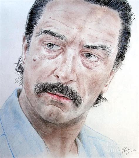 Robert De Niro In Jackie Brown Drawing By Jim Fitzpatrick Fine Art