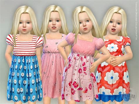 The Sims Resource Toddler Dresses Collection P14 By Lillka • Sims 4