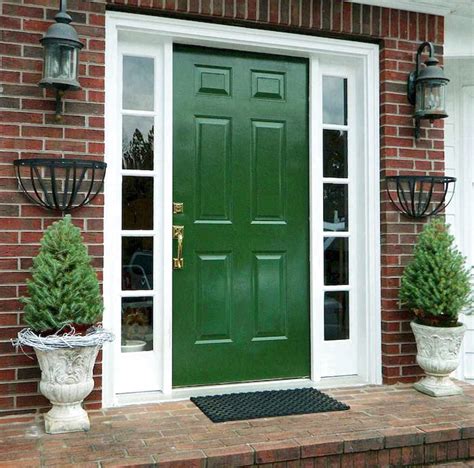 78 Adorable Front Door Paint Colors Pictures With Images Green