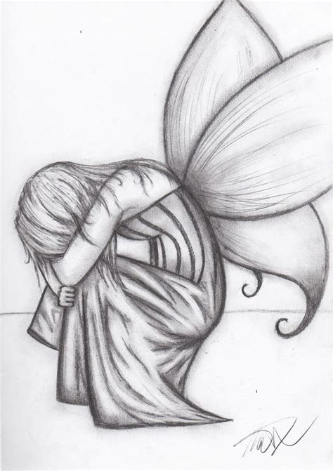 You can draw pencil sketch on your photo, without any restrictions. Emo Girl Drawing Tumblr | Pencil drawings for beginners, Fairy drawings, Pencil drawings easy