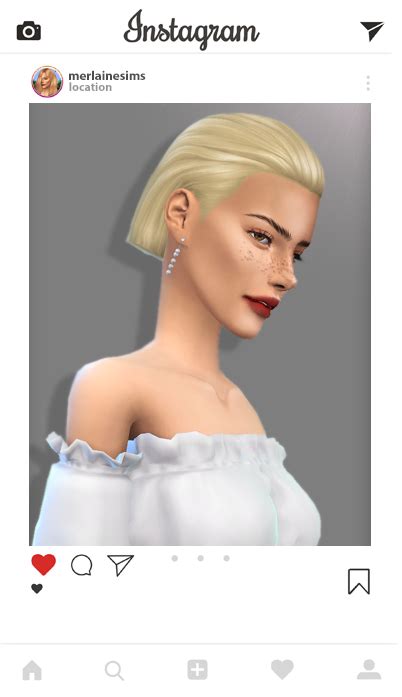 Pin De Simmy Lou Martin En Cute Hairstyles For Woman Sims 4 Sims