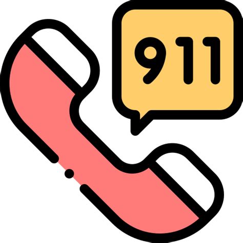 Llamada Al 911 Iconos Gratis De Comunicaciones