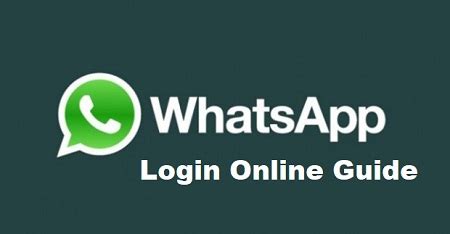 WhatsApp Login Online Web Sign In Guide