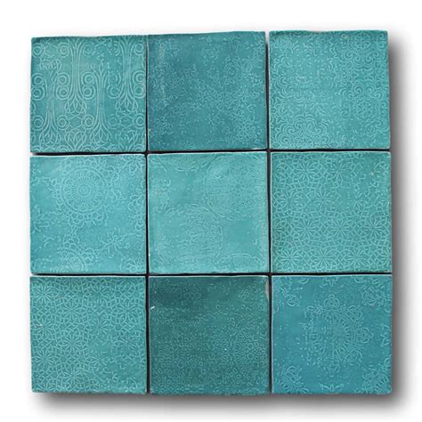 9 Sq Ft Boxes Of Mestizaje Zellige 5 X 5 Ceramic Tiles Turques Decor