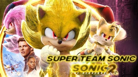 Speed Edit Super Sonic Tails And Knuckles 💎 Super Team Sonic Poster