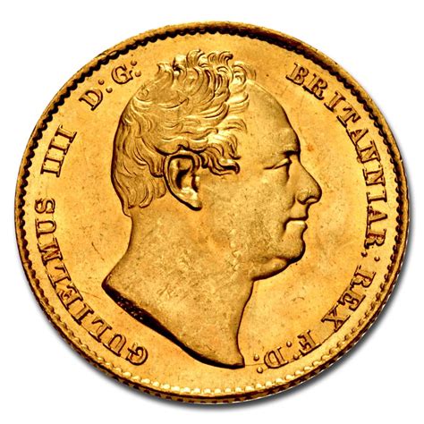 Buy 1833 Great Britain Gold Sovereign William Iv Ms 63 Ngc Apmex