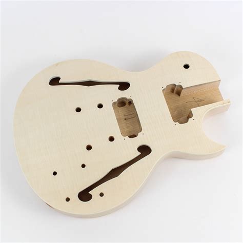 Lp les paul body style diy electric guitar kit e 238. Les Paul Semi-Hollow Body DIY Guitar Kit - DIY Guitars